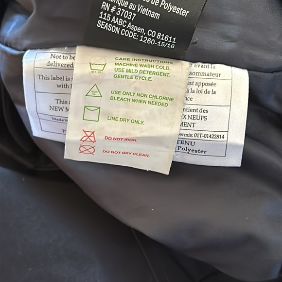 Obermeyer sz 8 women’s black ski snowboarding pants great pre owned condition - Picture 12 of 12